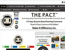 Tablet Screenshot of aboutthepact.com